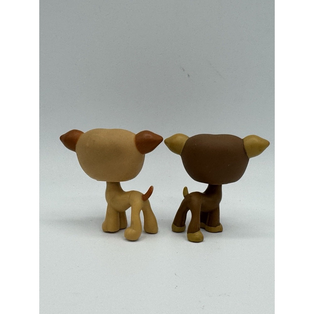 Littlest Pet Shop Lot Greyhounds #498 & #507 Dog Authentic Collectible Hasboro - Picture 2 of 5